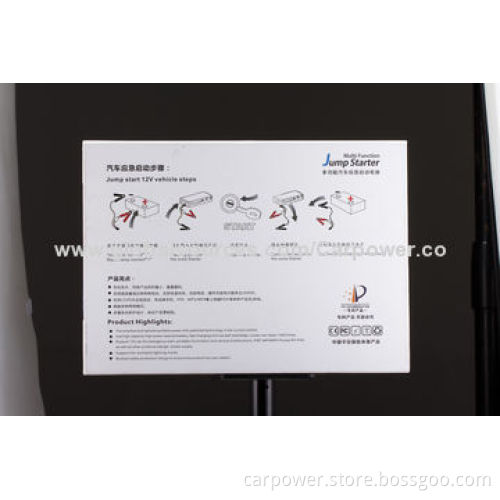 Car Emergency Kit, Start 12V Vehicle, 9,000mAh Battery, Suitable for Mobiles, iPad/Digital Devices